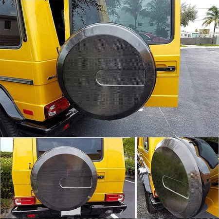 Mercedes Benz W463 G500 G550 G55 G63 G65 AMG 2004-2018 Spare Wheel Tire Cover Dry Carbon Fiber-Ahacarbon