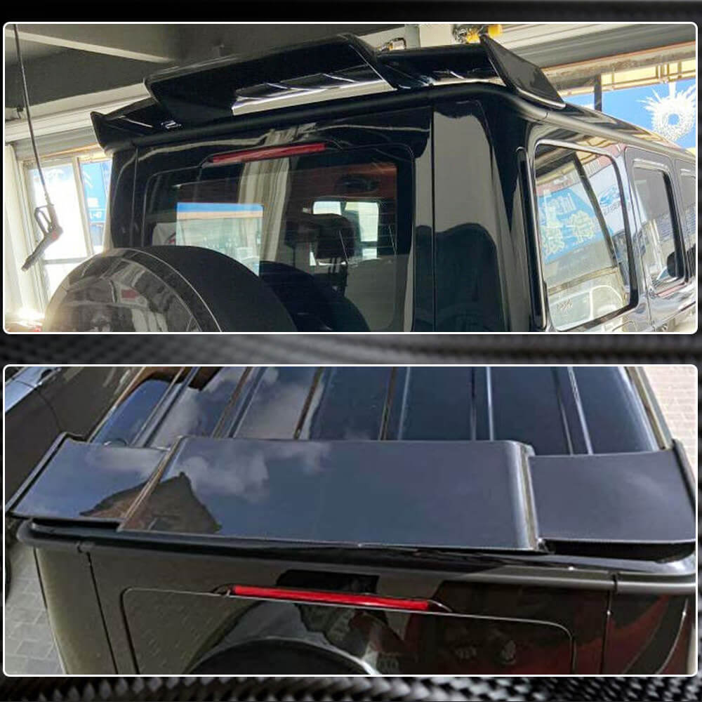 Mercedes Benz W463 2019UP Rear Roof Spoiler Dry Carbon Fiber-Ahacarbon