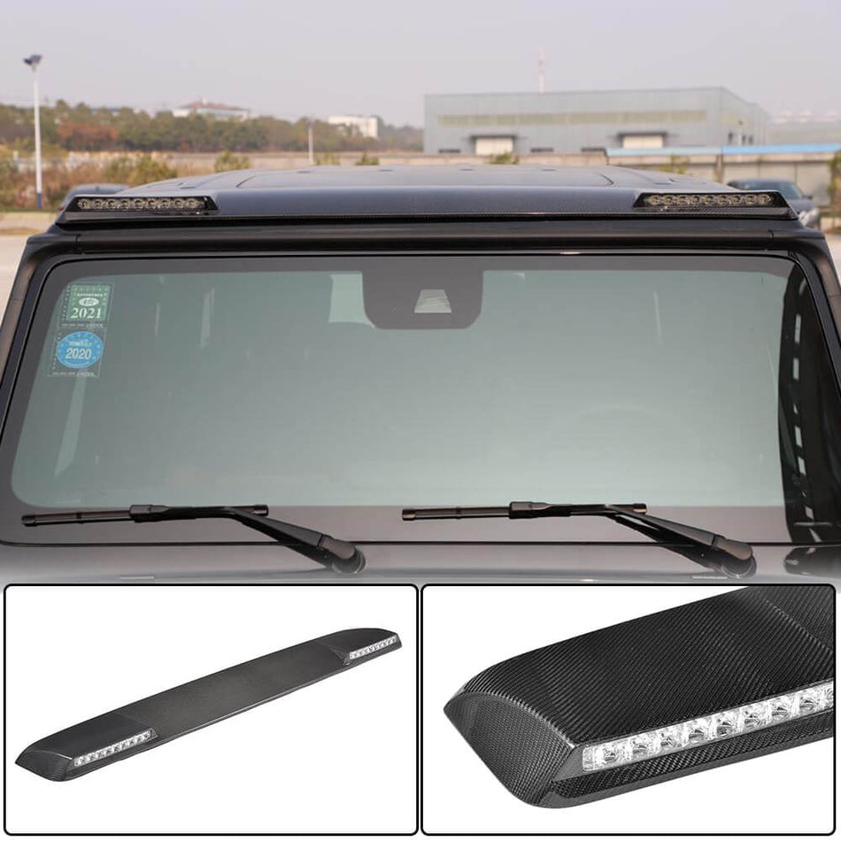 Mercedes Benz W463 G500 G550 G63 AMG 2004+ Front Roof Spoiler Carbon Fiber-Ahacarbon