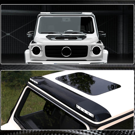 Mercedes Benz W463 G500 G550 G63 AMG 2004+ Front Roof Spoiler Carbon Fiber-Ahacarbon