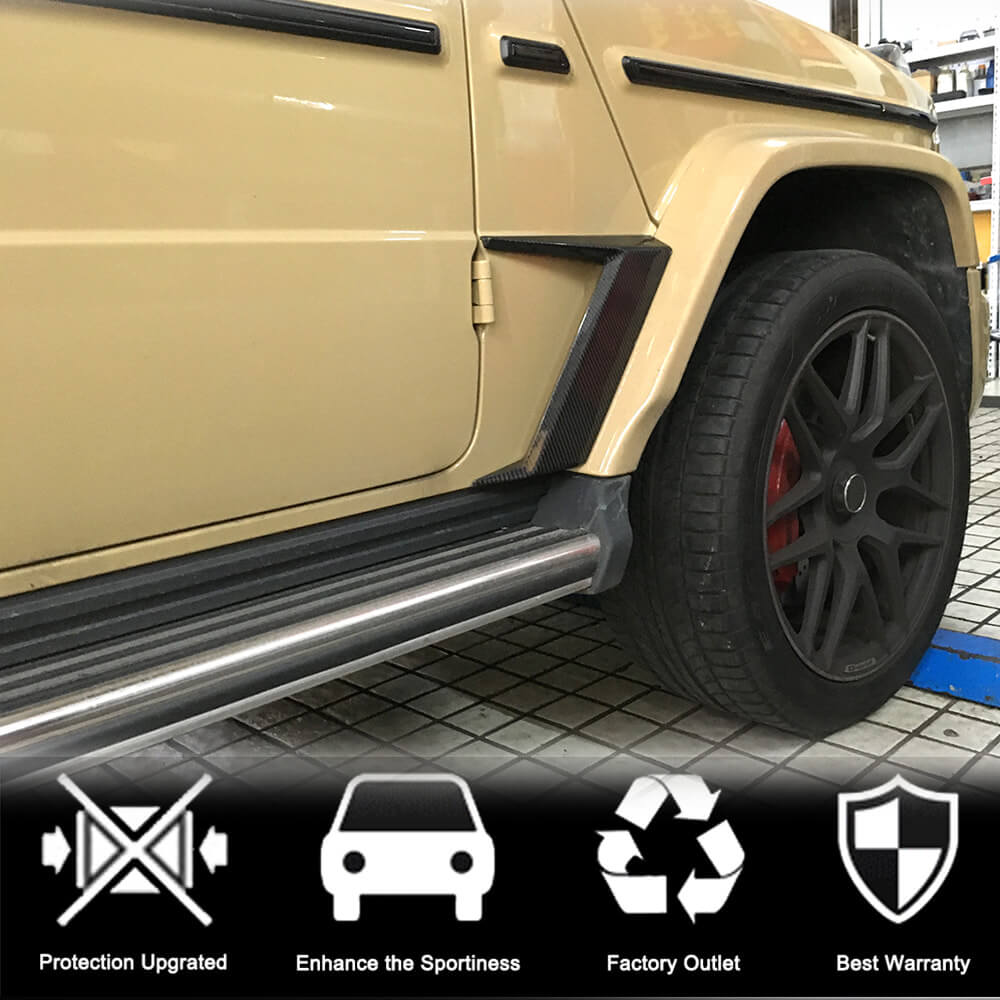 Mercedes Benz W463 G500 G550 G63 AMG 2019UP Side Air Fender Vents Carbon Fiber-Ahacarbon