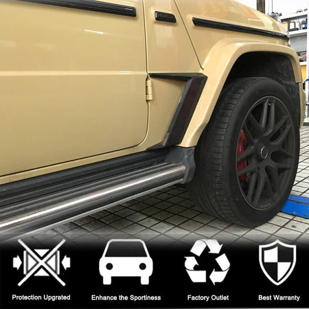 Mercedes Benz W463 G500 G550 G63 AMG 2019UP Side Air Fender Vents Carbon Fiber-Ahacarbon