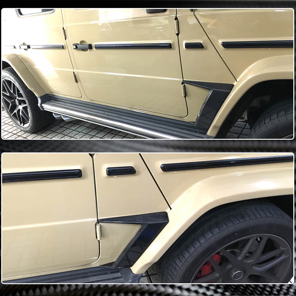 Mercedes Benz W463 G500 G550 G63 AMG 2019UP Side Air Fender Vents Carbon Fiber-Ahacarbon