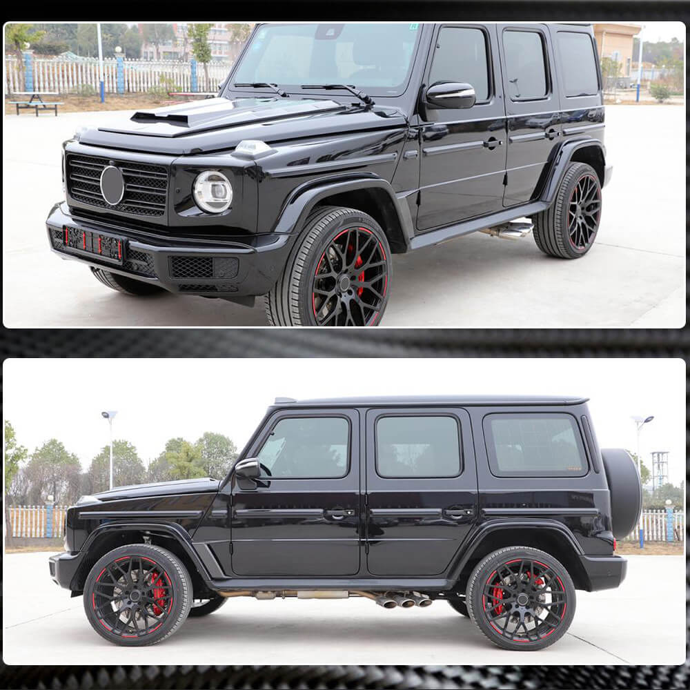 Mercedes Benz W463 G500 G550 G63 AMG 2019UP Side Air Fender Vents Carbon Fiber-Ahacarbon