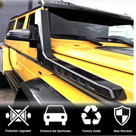 Mercedes Benz W463 Wagon 2004-2018 Air Intake Snorkel Fender Cover Carbon Fiber-Ahacarbon