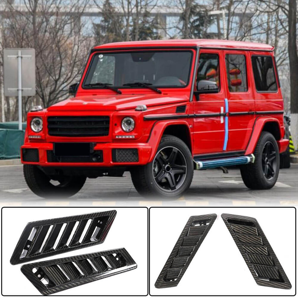 Mercedes Benz W463 G55 G63 G65 AMG 2004-2018 Air Intake Fender Vents Dry Carbon Fiber-Ahacarbon