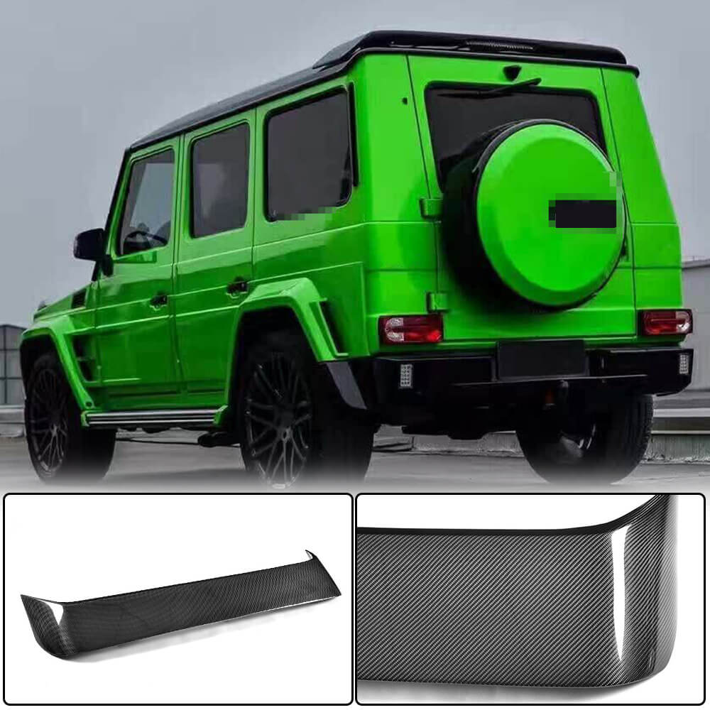 Mercedes Benz W463 2014-2018 Rear Roof Spoiler Carbon Fiber-Ahacarbon