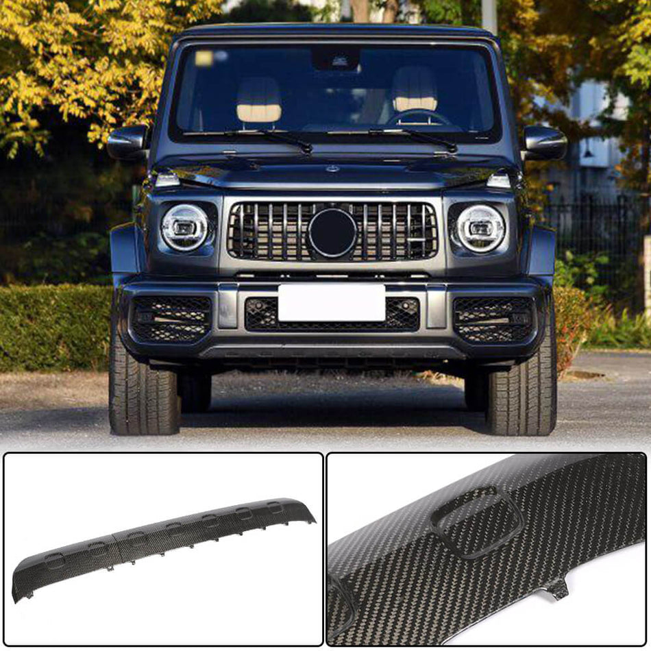 Mercedes Benz G Class W463 G63 AMG 2019UP Front Bumper Fender Cover DRY Carbon Fiber-Ahacarbon