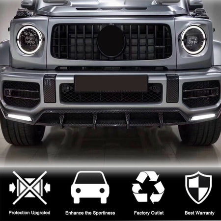 Mercedes Benz W463 G63 AMG 2019 Fog Lamp Covers Dry Carbon Fiber-Ahacarbon