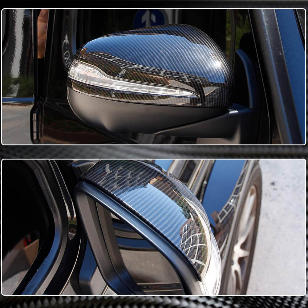 Mercedes Benz G Class W463 2019UP Mirror Covers Add-on Dry Carbon Fiber-Ahacarbon