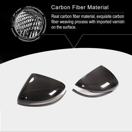 Mercedes Benz G Class W463 2019UP Mirror Covers Add-on Dry Carbon Fiber-Ahacarbon