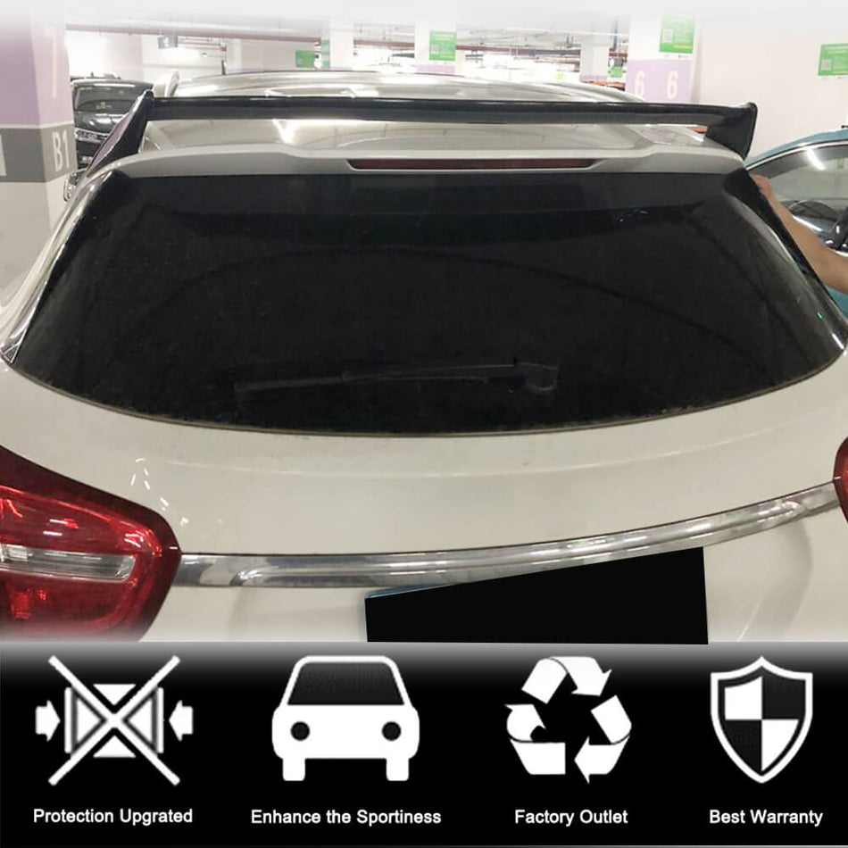 Mercedes Benz X156 2014-2020 Rear Roof Spoiler Carbon Fiber-Ahacarbon