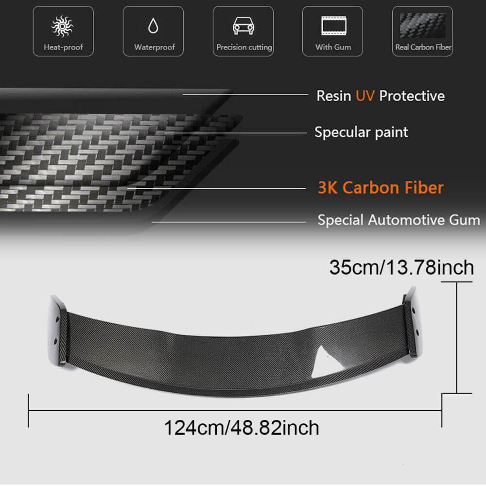 Mercedes Benz X156 AMG Sport Utility 2014-2020 Rear Roof Spoiler Carbon Fiber-Ahacarbon