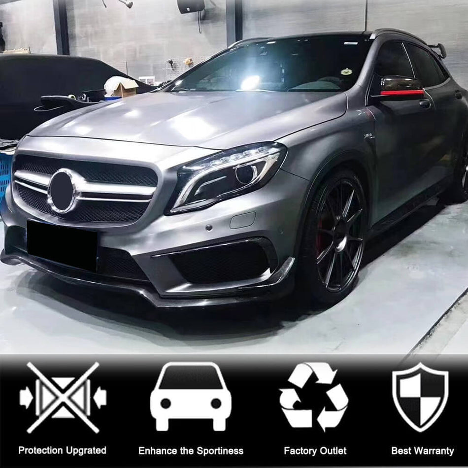 Mercedes Benz X156 GLA45 AMG Pre-facelift 2014-2016 Fog Lamp Vents Carbon Fiber-Ahacarbon