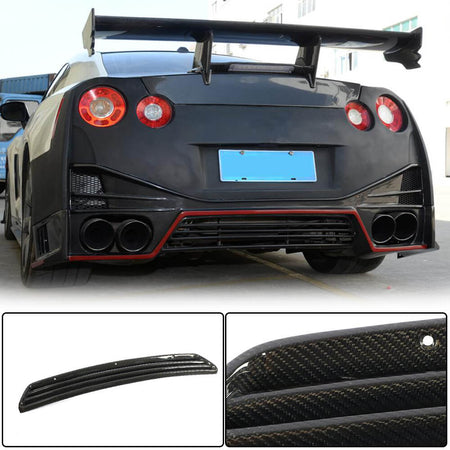 Nissan GTR Coupe 2009-2015 Rear Bumper Diffuser Carbon Fiber-Ahacarbon