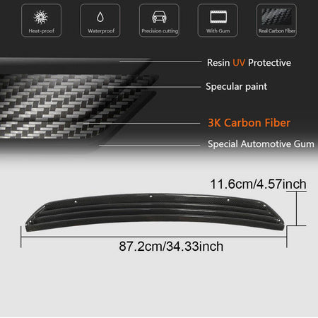 Nissan GTR Coupe 2009-2015 Rear Bumper Diffuser Carbon Fiber-Ahacarbon