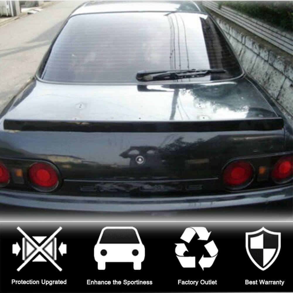 Nissan R32 Skyline Nismo 1989-1994 Rear Trunk Spoiler Carbon Fiber-Ahacarbon