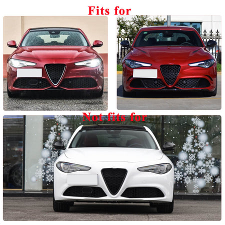 Alfa Romeo Giulia 952 Sport Quadrifoglio 2015-2020 Front Grille Frame Carbon Fiber-Ahacarbon