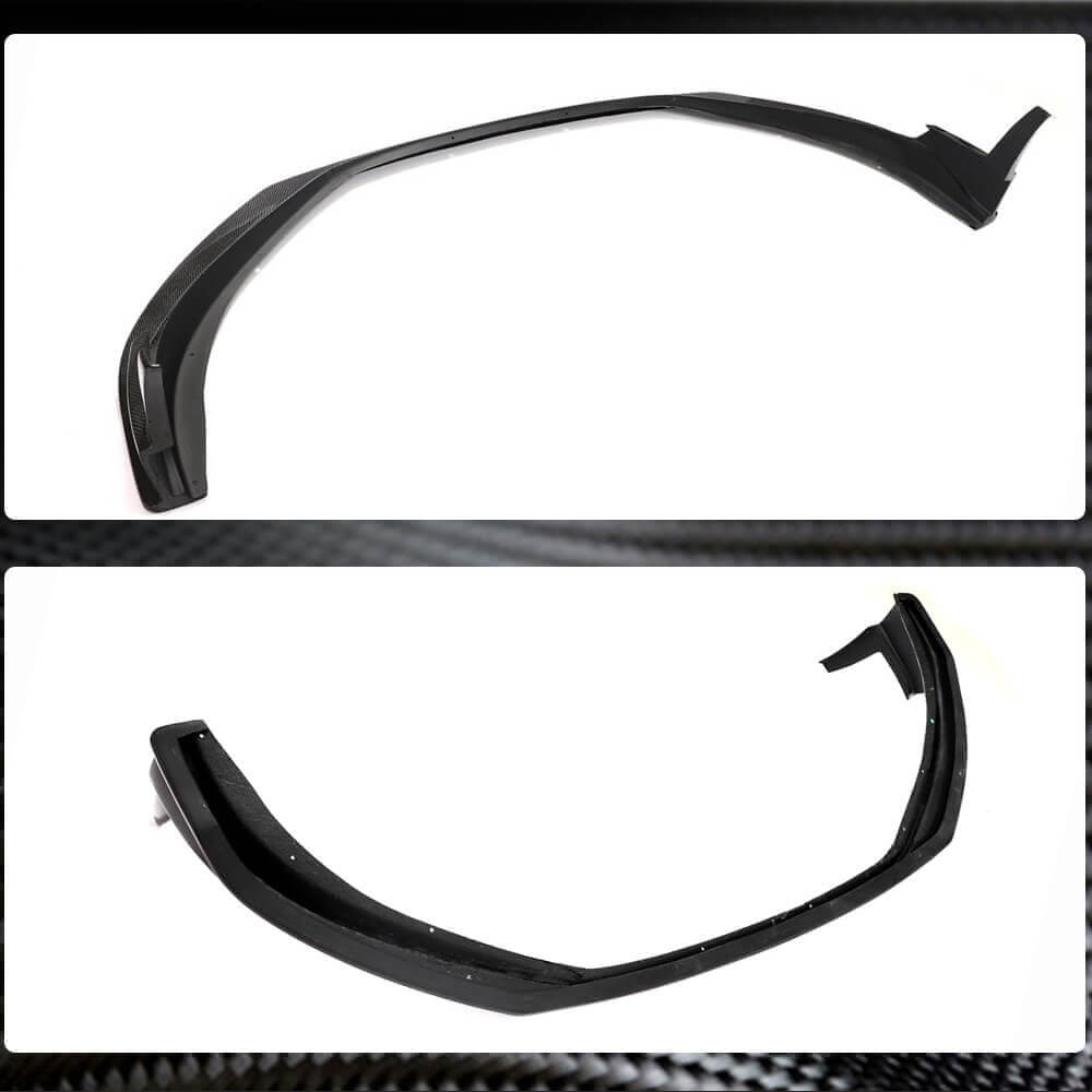 Porsche 718 (982) Boxster Cayman 2016-2019 Front Bumper Lip Carbon Fiber-Ahacarbon