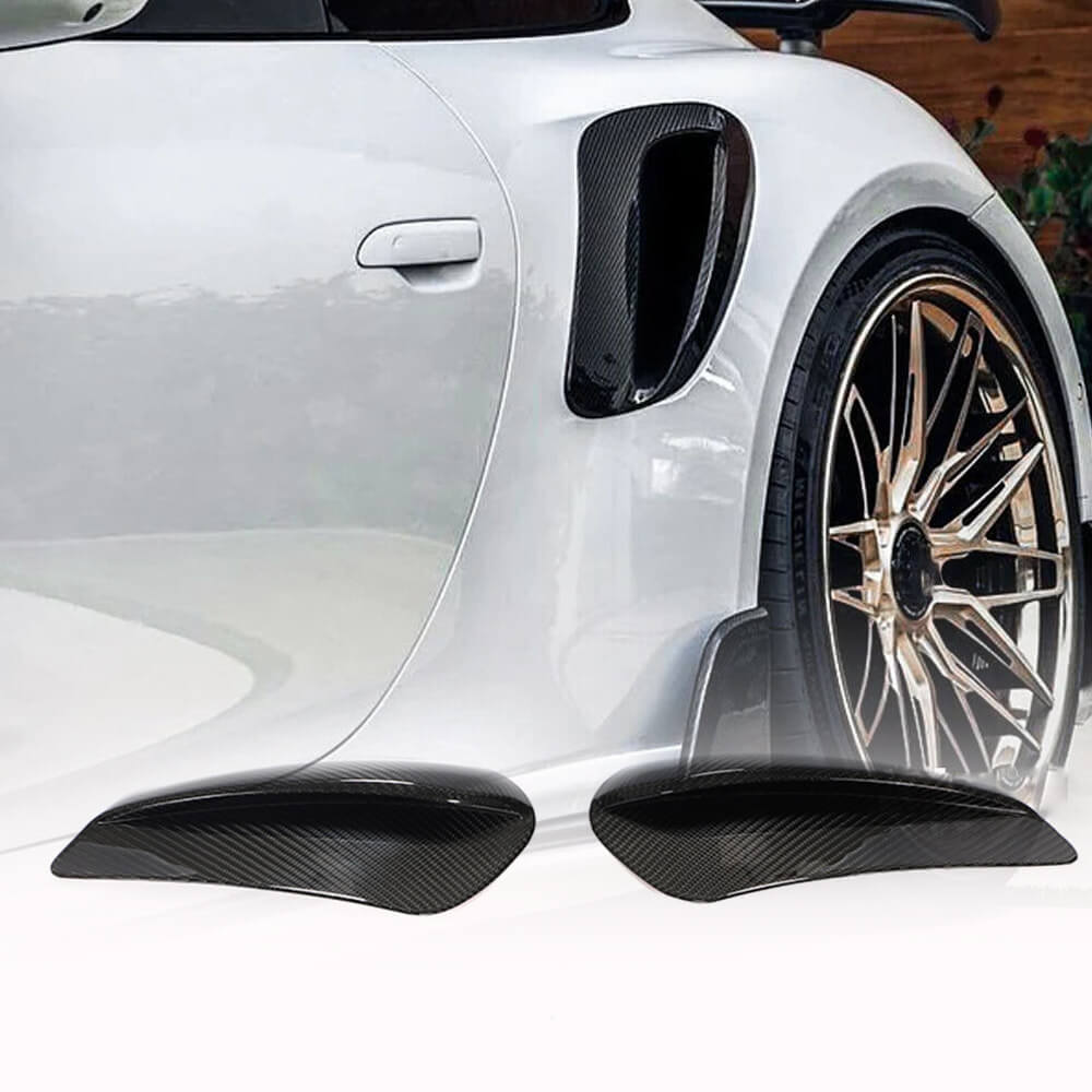 Porsche 911 992 2019UP Side Fender Vents Dry Carbon Fiber-Ahacarbon