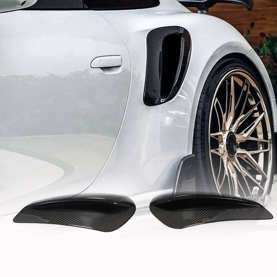 Porsche 911 992 2019UP Side Fender Vents Dry Carbon Fiber-Ahacarbon