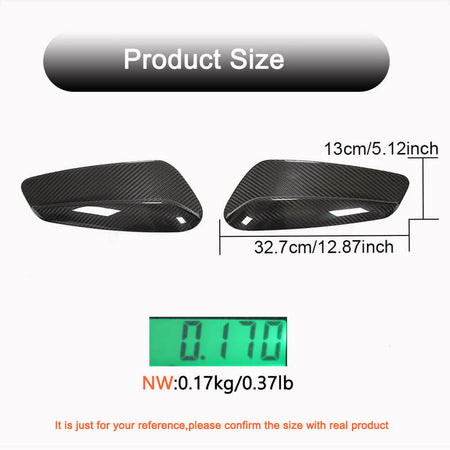 Porsche 911 992 2019UP Side Fender Vents Dry Carbon Fiber-Ahacarbon
