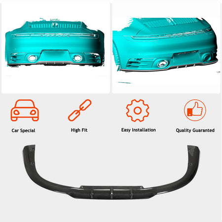 Porsche 911 992 Carrera 4S 2019UP Rear Bumper Diffuser Dry Carbon Fiber-Ahacarbon