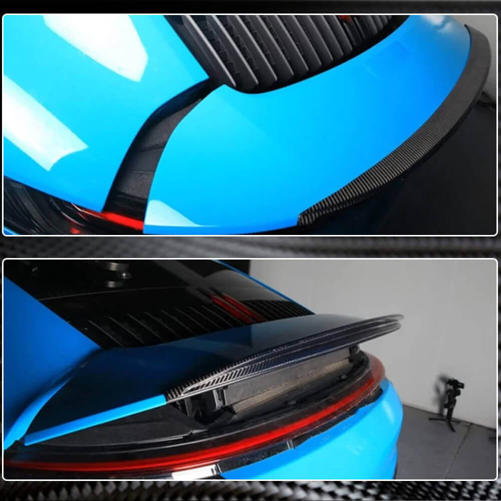 Porsche 911 992 Carrera Turbo S 4S 2019-2023 Rear Trunk Spoiler Dry Carbon Fiber-Ahacarbon
