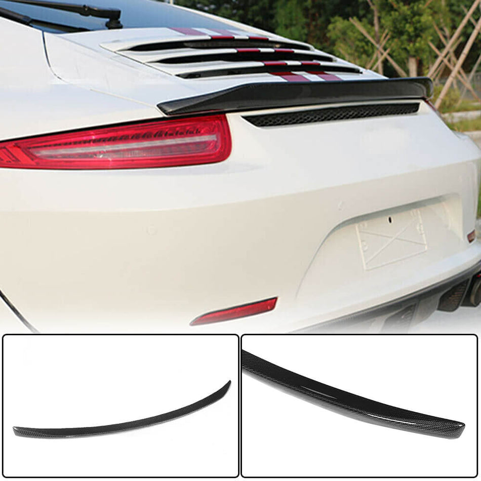 Porsche 911 (991) 991.2 2012-2018 Rear Trunk Spoiler Carbon Fiber-Ahacarbon