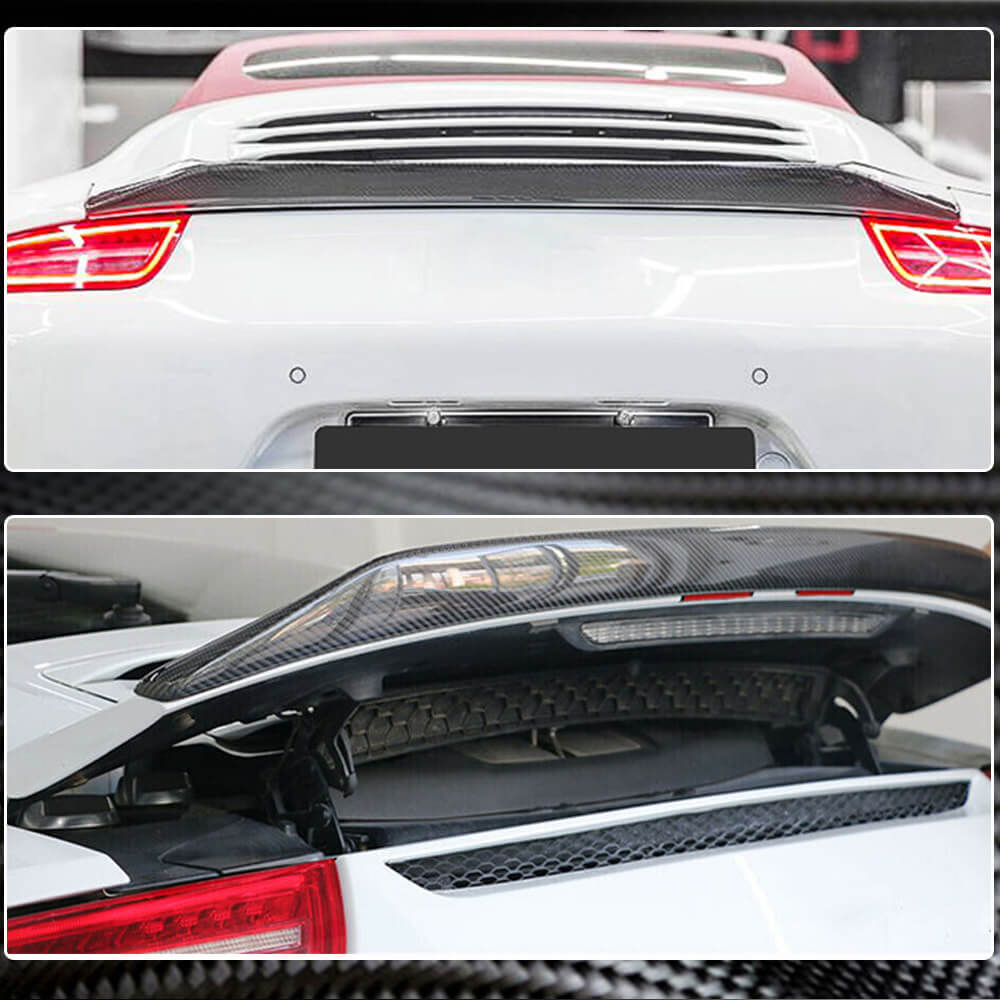 Porsche 911 (991) 991.2 2012-2018 Rear Trunk Spoiler Carbon Fiber-Ahacarbon