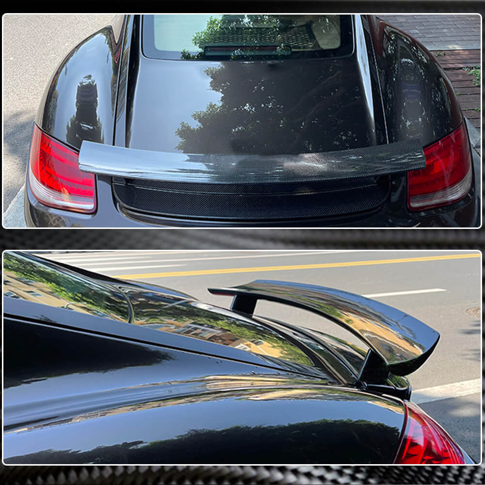 Porsche 987 Cayman Coupe Rear 2005-2012 Trunk Spoiler Carbon Fiber/FRP-Ahacarbon