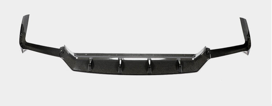 Porsche Cayenne (9Y0/9Y3) 2018-2023 Rear Bumper Diffuser Lip Carbon Fiber-Ahacarbon