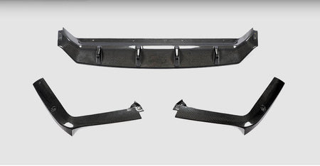 Porsche Cayenne (9Y0/9Y3) 2018-2023 Rear Bumper Diffuser Lip Carbon Fiber-Ahacarbon