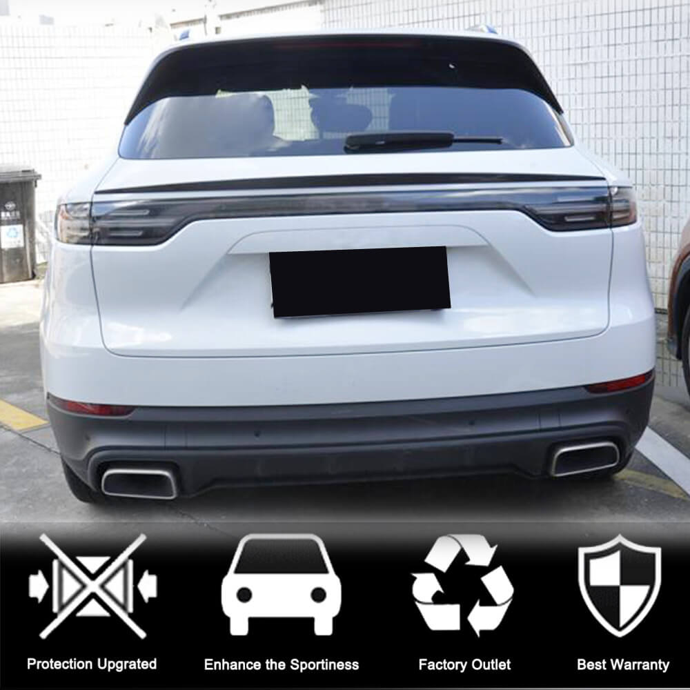 Porsche Cayenne 9Y3 2018UP Rear Spoiler Carbon Fiber-Ahacarbon