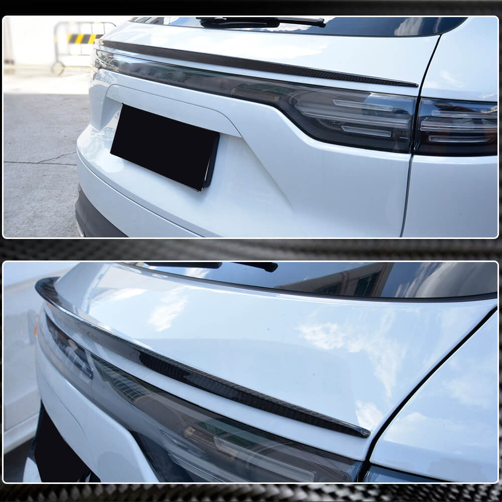 Porsche Cayenne 9Y3 2018UP Rear Spoiler Carbon Fiber-Ahacarbon