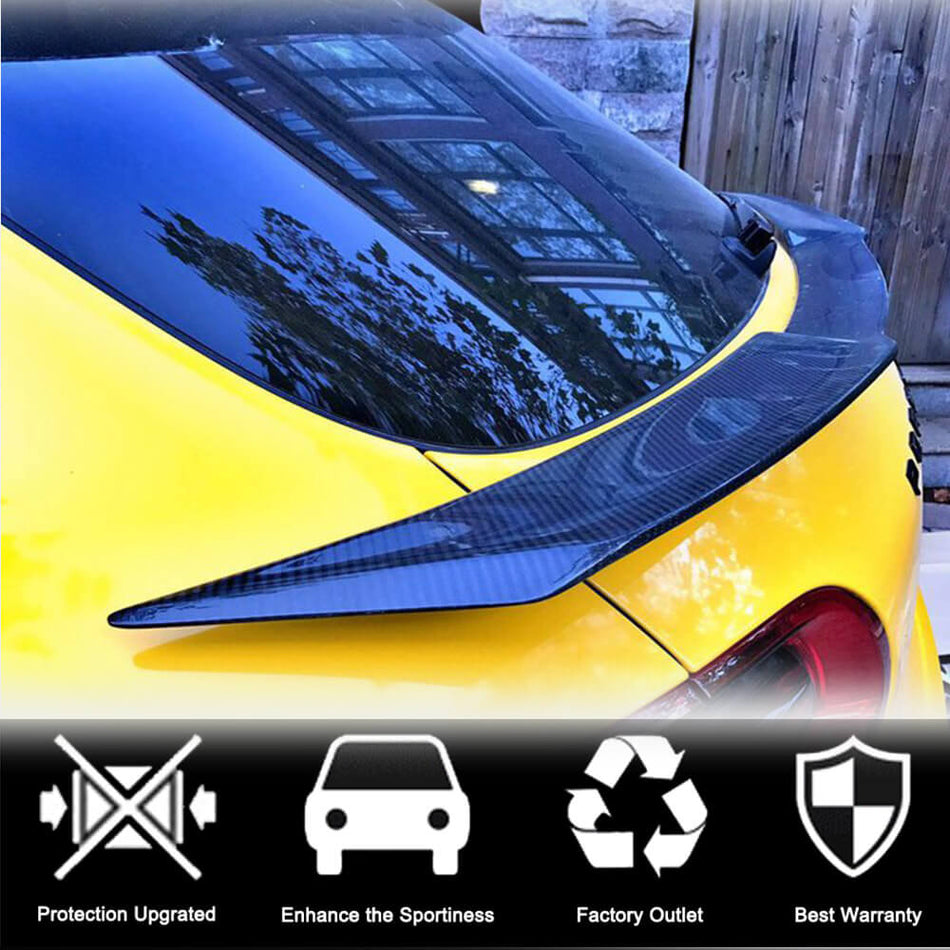 Porsche Macan 2014-2020 Rear Middle Spoiler Carbon Fiber-Ahacarbon