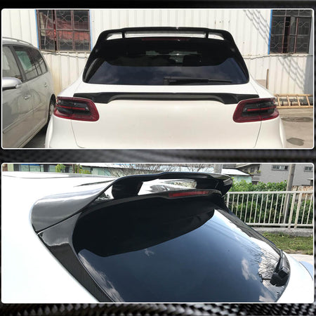Porsche Macan Base/Turbo/GTS/S Sport Utility 4Door 2014-2024 Rear Roof Spoiler Carbon Fiber-Ahacarbon