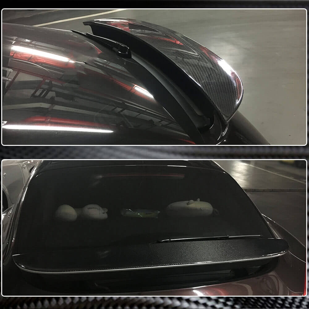 Porsche Panamera 970 2014 2016 Rear Trunk Spoiler Carbon fiber-Ahacarbon