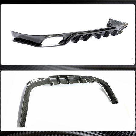 Porsche Panamera 970 Pre-facelift 2010-2013 Rear Bumper Diffuser Carbon Fiber-Ahacarbon