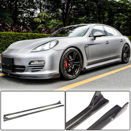 Porsche Panamera 970 Standard Pre-facelift 2010-2013 Side Skirts Carbon fiber-Ahacarbon