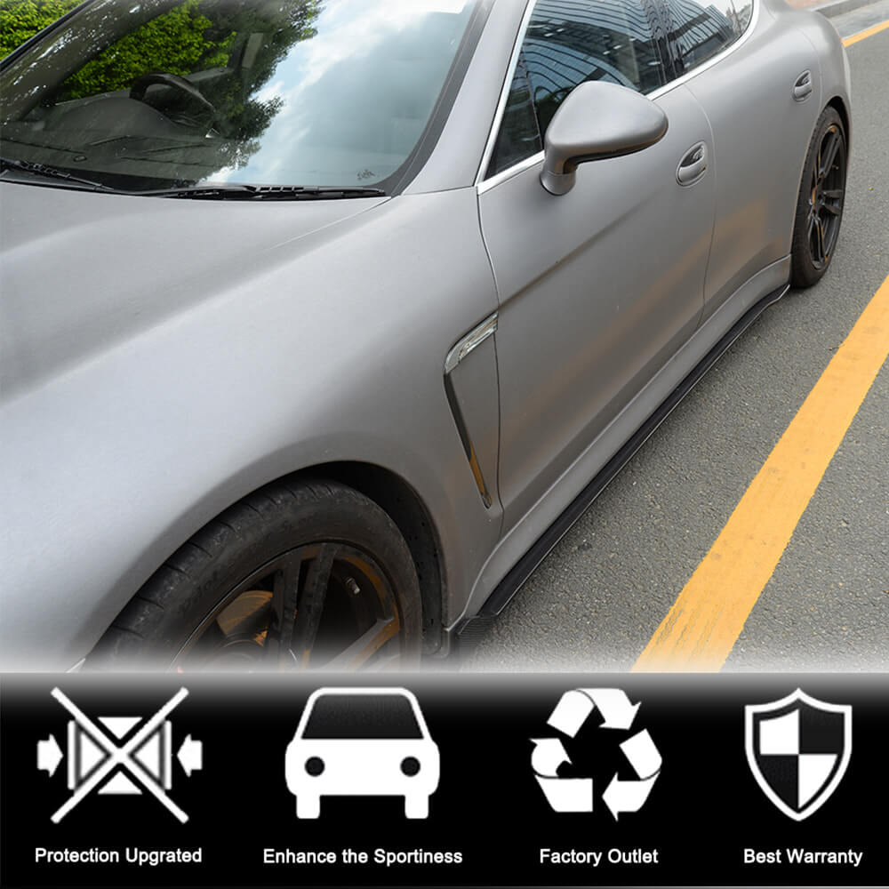 Porsche Panamera 970 Standard Pre-facelift 2010-2013 Side Skirts Carbon fiber-Ahacarbon