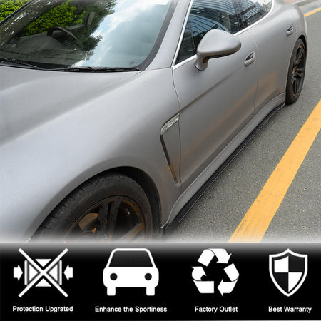 Porsche Panamera 970 Standard Pre-facelift 2010-2013 Side Skirts Carbon fiber-Ahacarbon