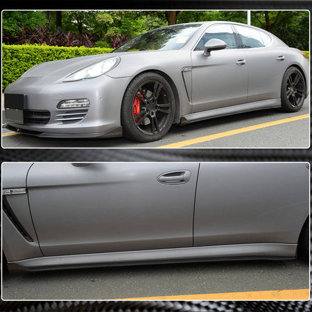 Porsche Panamera 970 Standard Pre-facelift 2010-2013 Side Skirts Carbon fiber-Ahacarbon