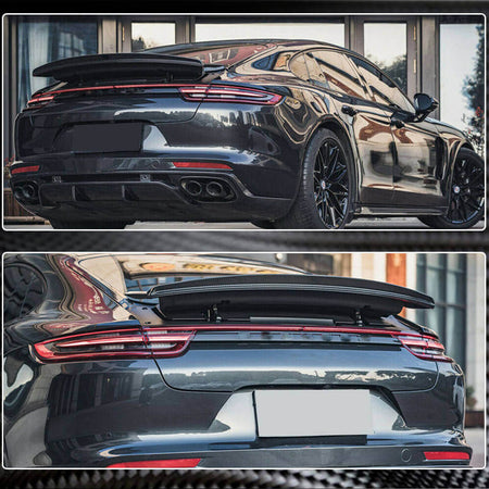 Porsche Panamera 971 2017-2021 Rear Trunk Spoiler Dry Carbon fiber-Ahacarbon