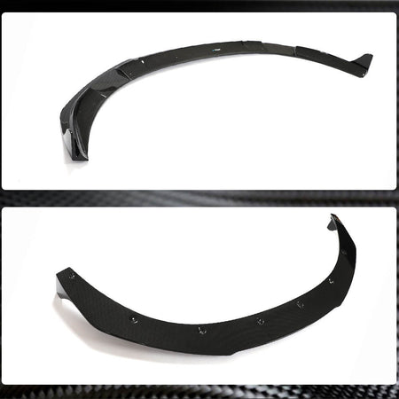 Porsche Taycan 9J1 Turbo S 2019UP Front Bumper Lip Dry Carbon Fiber-Ahacarbon