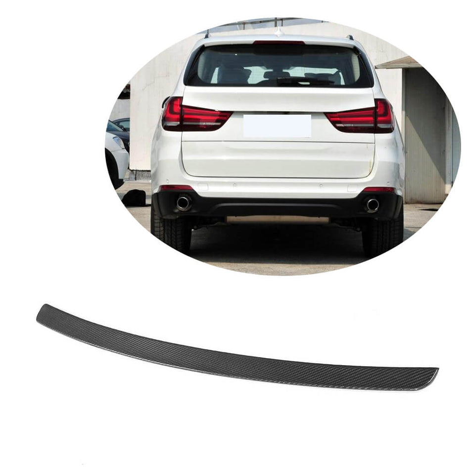 BMW X5 F15 Sport Utility 2014-2018 Rear Roof Spoiler Carbon Fiber-Ahacarbon