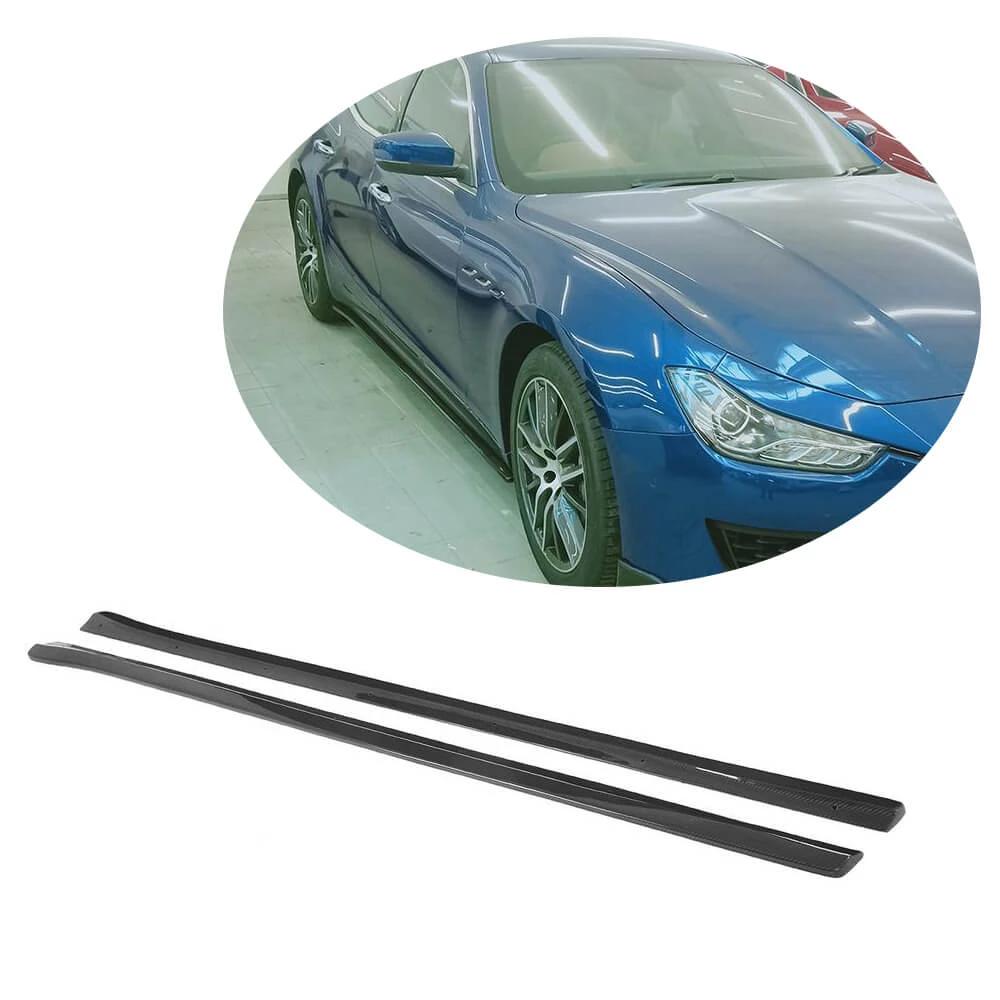 Maserati Ghibli Base 2018-2020 Side Skirts Carbon Fiber-Ahacarbon