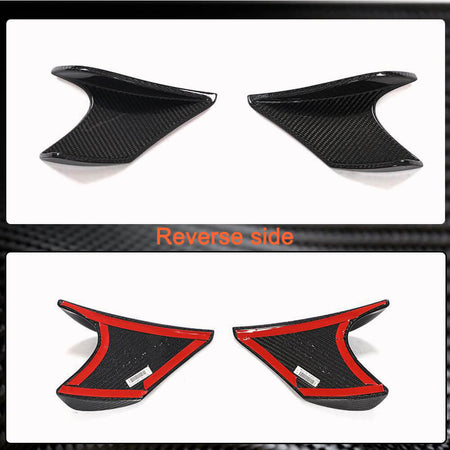 Subaru BRZ 2021-2023 Front Splitters Canards Fins Trims Carbon Fiber-Ahacarbon