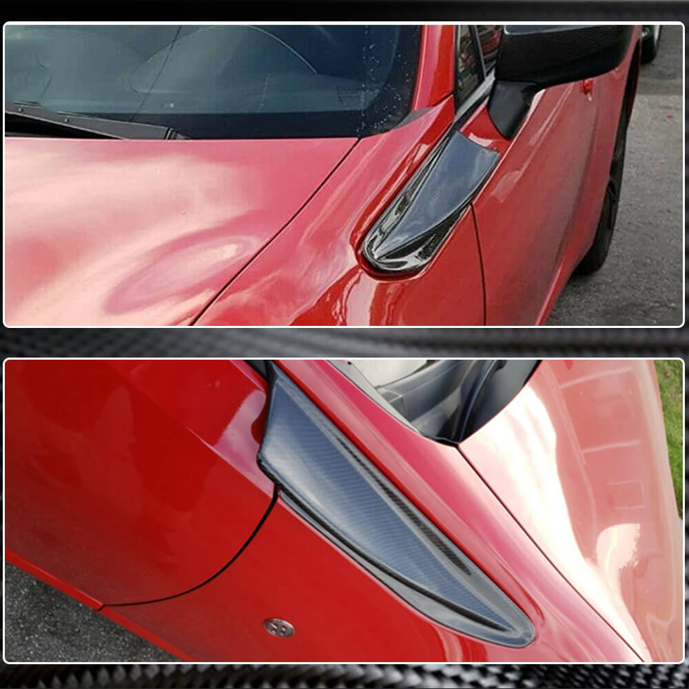Subaru BRZ Toyota 86 GT86 Scion FR-S Side Air Fender Vents Carbon Fiber-Ahacarbon