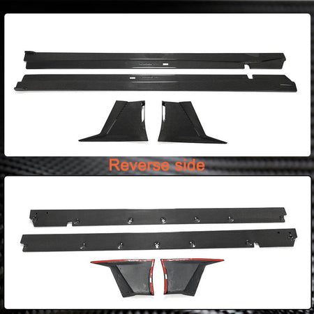 Subaru BRZ Toyota GR86 2022UP Side Skirts Carbon Fiber-Ahacarbon